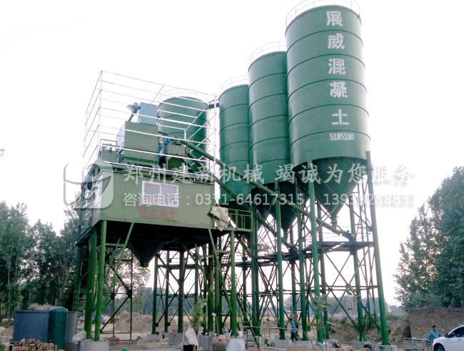 鄭州建新機械混凝土攪拌站設備